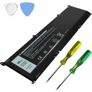 86Wh 69KF2 Laptop Battery Compatible with Dell XPS 15 9500 9510 9520 9530 G15 5510 5511 5515 5520 G16 7620 G7 7500 Alienware M15 R3 R4 R5 R6 R7 M16 R1 M17 R3 R4 Precision 5550 Inspiron 7510 11.4V