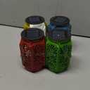 4 Pack Solar Lanterns Outdoor OxyLED IP44 Waterproof Rose Solar Lanterns Lights Outdoor Garden Decor, 4 Colors LED Hanging Lantern with Handle for Outside Patio Yard Table Fence