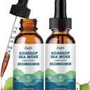 Catfit Soursop Graviola Liquid Drop  2 Pack Soursop Drops with Sea Moss & Turmeric, Cellular Support & Immunity Boost Liquid Supplement, 2 Fl Oz