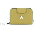 Sherpani Barcelona, Small Nylon Bifold Zipper Pocket Wallet for Women, Travel Bag, RFID Protection (One Size, Cloud9)