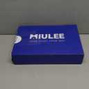 MIULEE Set of 2 Waffle Bathroom Rugs, Boho Bath Rug Super Absorbent, Non Slip Washable Ultra Soft Rubber Backed Shower Bath Mats for Floor, Tub, Shower, Looped Design, Green, 17"x24"+18"x30"