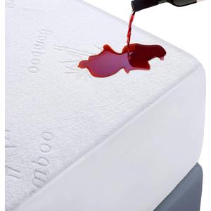 Mattress Protector Queen Waterproof Mattress Cover Queen Size Mattress Pad Cover Breathable Noiseless Deep Pocket Bed Cover for 6-18" Mattress Pad - Soft Washable Vinyl Free
