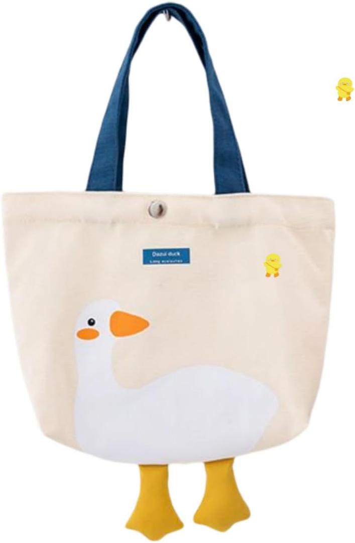 Cute Canvas Tote Bag - Graphic Tote Bag for Lunch & Grocery