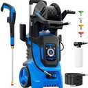 Electric Pressure Washer 4500 PSI Max 3.2 GPM,Power Washer with RC Adjustable Pressure,4 Nozzles and 500ml Foam Cannon,for Cars,Patios and Floor Cleaning