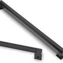 Asidrama 6 Pack 10 Inch(256mm) Matte Black Kitchen Cabinet Handles Cabinet Pulls Kitchen Cabinet Hardware for Cupboard Drawer Pulls