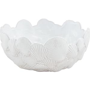 Mud Pie Layered Sea Shell Bowl; 4 3/4" x 10" dia