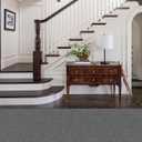 Color&Geometry Door Mat 2'4"x12' Runner Rug with Rubber Backing, Non Slip Washable Hallway Rug, Carpet Runners for Hallway Living Room Bedroom, Heather Light Grey (Rolled-up NO Creases), 28"x144"