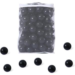 Ball Pit Balls for Kids, Plastic Refill 2.2 Inch Balls, 100 Pack, Bright Colors, Phthalate and BPA Free, Includes a Reusable Storage Bag with Zipper