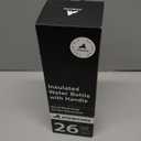 POWCAN 26 oz Insulated Water Bottle with 2-in-1 Straw and Spout Lid, Keep Cold 24H, Leak-Proof, Fits in Car Cup Holder, Stainless Steel Water Bottle for Sports, Travel, and School (Dark Knight) 