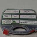 FOLIV 260PCS Concrete Screws with Drill Bit, 1/4 3/16 Concrete Screws Assortment Kit, Flat & Hex Head Masonry Block Brick Cement Screws and Anchors, Diamond Point, Length from 1-1/4 to 2-1/4