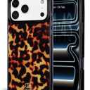 COCOMII Rectangle Case for iPhone 17 Pro Max, Compatible with MagSafe, Amber Tortoiseshell