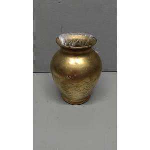 Ceramic Golden Vase