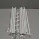 FIRJOY Expandable Wall-Mounted Closet Shelf Organizer, Adjustable Storage Rack, Heavy Duty (White, 46" - 56.5")