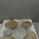 Gold Wall Mirrors Decorative,Large Modern Wall Art Mirror for Living Room Decor 45 * 23 Inch,Metal Entryway Wall Mirrors for Entryway Bedroom Home Decor (Gold)