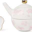 kate spade new york Spring Pansies Tea For One With Tea Bag Holder