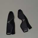 Silicone Patellar Tendon Support Strap 2-Pack, Knee Brace for Women Men, Adjustable Non-Slip Patella Band Support (Black)