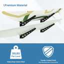 2-6 Board Horizontal Surfboard Rack, Adjustable Surfboard Wall Mount Display, Surfboard Wall Rack Board Storage Mount System at Home and Garage