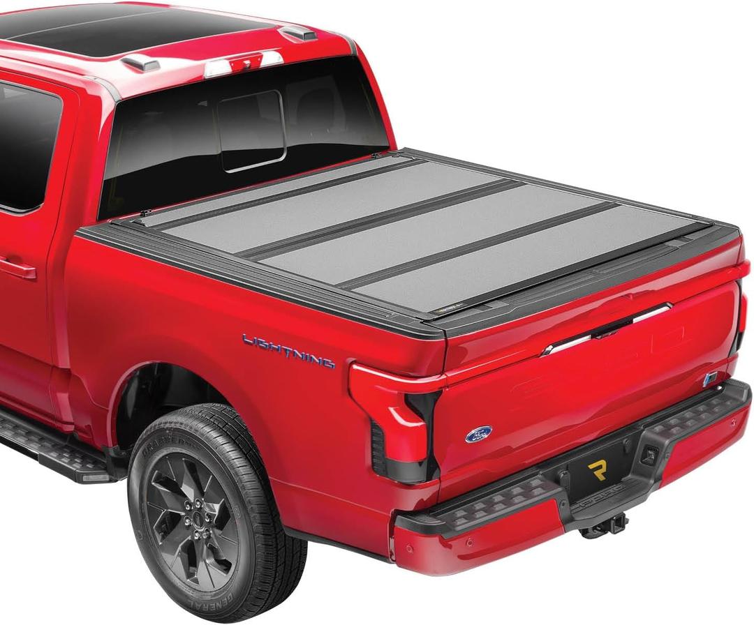 RealTruck BAK BAKFlip MX4 Hard Folding Truck Bed Tonneau Cover | 448203 | Fits 2002 - 2023 Dodge Ram 1500, 2003-21 2500/3500 6' 4" Bed (78")