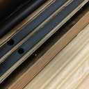 End Table, Industrial Side Table with 2-Tire Storage Shelf, 180LBS Mini Fridge Stand with Adjustable Feet, 18"x18" Wood Night Stand Small Bedside Table with Sturdy Metal Frame for Living Room Bedroom (Rustic Brown)