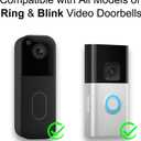 Smart Wireless Doorbell Chime Pro - Supports BOTH 2.4GHz & 5GHz Wi-Fi, Plug-in Receiver Compatible with Ring & Blink Doorbells, Built-in Night Light, 32 Melodies, 5 Volumes