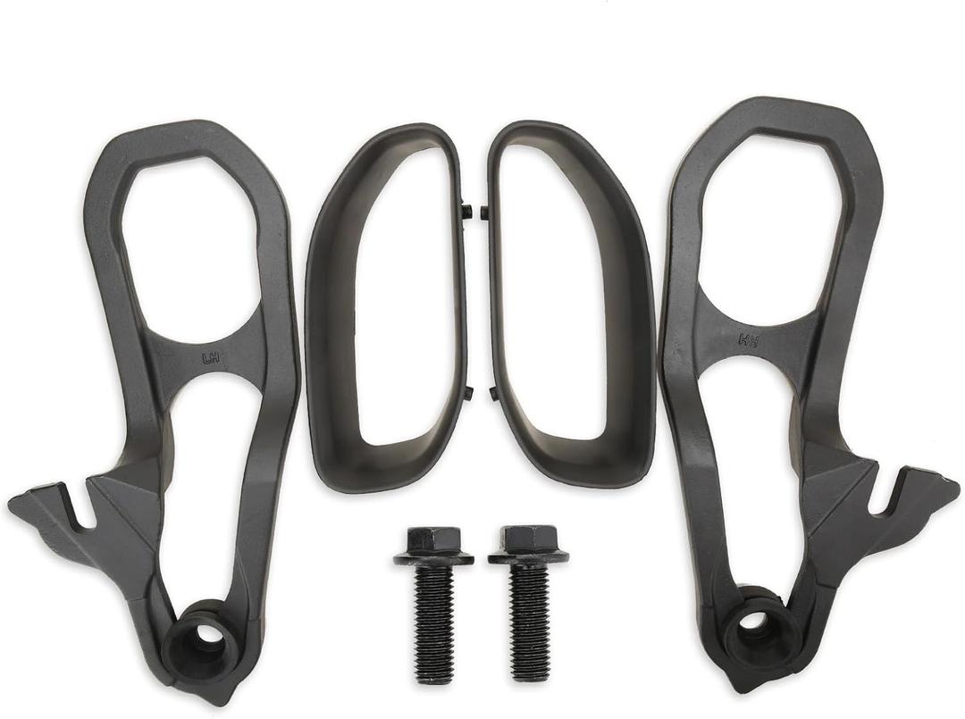 MITZONE Front Tow Hooks Right & Left with Bushing Compatible with 2019 2020 2021 2022 2023 2024 RAM 1500 Replace 68272944AB 68272945AB