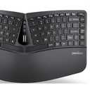 Perixx PERIDUO-606A, 3-in-1 Wireless Compact Ergonomic Keyboard with Vertical Mouse and Numeric Keypad - Adjustable Palm Rest - Tilt Wheel - Membrane Low Profile Keys - US English