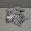 Syhood 12 Pcs Glitter Starburst Christmas Ornament 8 Inch Diameter Star Hanging Tree Ornaments Holiday Tabletop Decorations Christmas Party Decor Xmas Gifts (Silver)