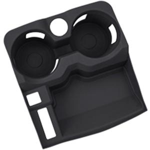 Car Anti-Slip Cup Holder for BMW X1 iX1 i3 i4 X3 X4 iX3 X4 X5 X6 2018 2019 2020 2021 2022 2023 2024 2025, Car Central Control Wireless Charging Silicone Pad, Car Cup Holder Coaster,Black-B