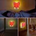 Pink Bow Resin Night Light Plug in Dusk to Dawn Decorative Night Lights for Indoor Bedroom, Bathroom Hallway