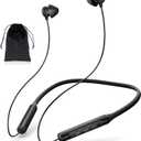 Hearprotek Wireless Lightweight Sleeping Headphones, Neckband Bluetooth 5.2 Wireless Sleep in-Ear Earbuds, Ultra Soft Portable Sleep Headphones for Side Sleepers, Working, Relaxing, Meditating