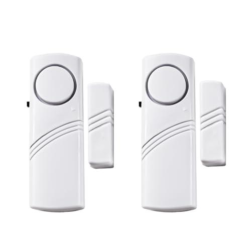 2 Pack Door Window Alarm,Home Magnetic Sensor Alarm,Home Security System Alert, Door Sensor Alert for Kids Safety Toddler, House, Office