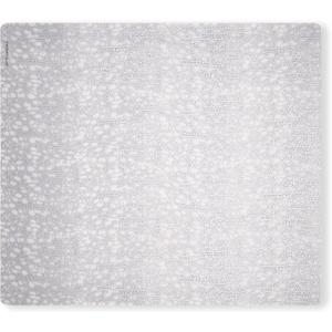 modern-twist 14 x 16 Silicone Placemat, BPA, PVC-Free Table Mat, Dishwasher Safe, Cocoon Print in Silver, Pack of 1 (Rectangle - Cocoon Print)