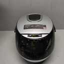 Yum Asia Sakura Rice Cooker with Ceramic Bowl and Advanced Fuzzy Logic (8 Cup, 1.5 Litre) 6 Rice Cook Functions, 6 Multicook Functions, Motouch LED Display, 120V Power (Black and Silver)