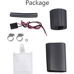 255LPH Electric Fuel Pump High Performance Replace Walbro GSS341 with Installation Kits