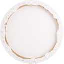 Frcctre 6 Pack 12 Inch Round Canvas Panels, Pre Stretched Blank Painting Canvas Boards, Circle White Art Canvas Panels for Oil, Acrylic, Gouache, Crafts