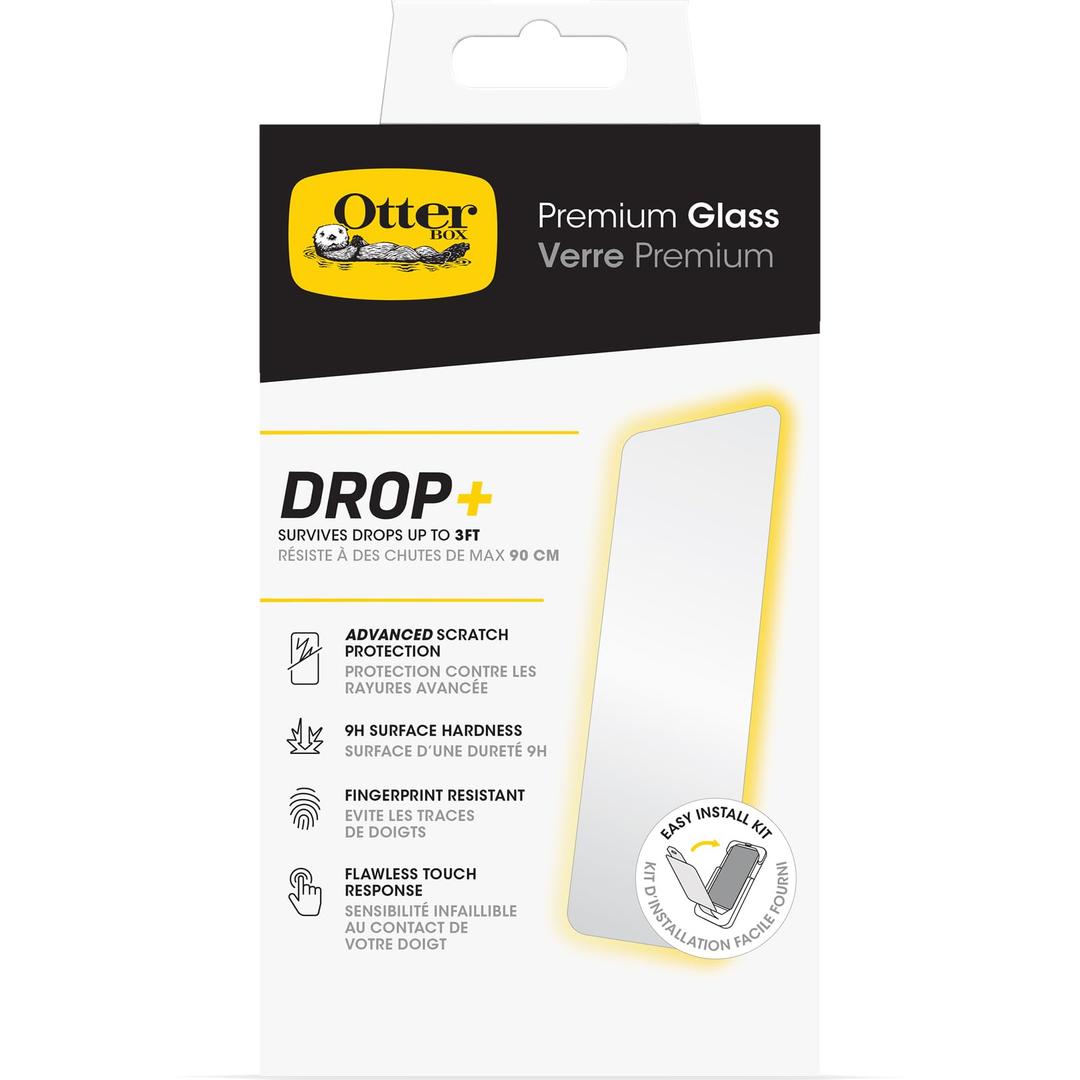 OtterBox iPhone 15 Pro MAX (Only) Premium Glass, Scratch Protection, Flawless Touch Response, Fingerprint Resistant, Easy Installation