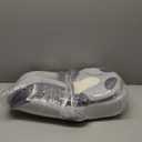 Baby Lounger Pillow for Infant Support Cushion Reflux Breastfeeding Pillow, Bottle Feeding, Tummy Time, Adjustable Baby Wedge Lounger Pillow for Reducing Spit-Up (White Grey)