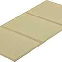 FULI Japanese Tatami Mattress, Tatami Rug, Igusa Mat (Japanese Rush Grass) Folds in Three, Made in Japan (Natural, Twin) (Twin (75"L x 39"W x 0.5"Th))