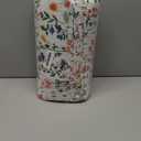 ROMROL Quilt Set Queen Size Floral Quilt Bedding Set 3 Pieces Quilted Bedspread Lightweight Coverlet Set Garden Patchwork Style Soft Reversible Quilted Sets with 2 Pillow Shams for All Season (Flower1)