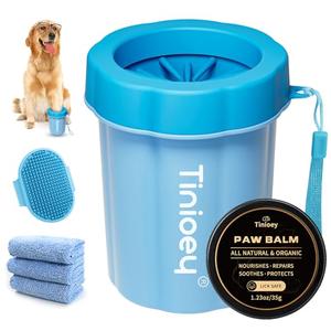 Tinioey Dog Paw Cleaner for Dogs, Dog Paw Washer, Muddy Paw Cleaner, Pet Foot Cleaner, Dog Paw Protector Kit, Size: Medium