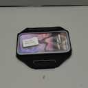 Running Armband with Earphone Bag Cell Phone Armband for iPhone 17 16 15 Pro 14 Plus 13 11 XR, Galaxy S24/S10 Water Resistant Sports Phone Holder Case & Zipper Slot Car Key Holder for 6.9 inch Phone (Dark Black (Up to 6.9''))