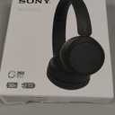 Sony WH-CH520 Wireless Headphones Bluetooth On-Ear Headset with Microphone and up to 50 Hours Battery Life with Quick Charging, Black