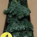 4ft Prelit Artificial Small Christmas Tree with Warm White Multi-Color LED Lights, Timer Battery Operated, Perfect for Xmas Tabletop Decorations, Home, Kitchen, Dining Table top Green