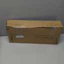 KAMANINA 2 Pack Curtain Rods for Windows 48 to 84 Inch, Antique Bronze Heavy Duty Curtain Rod Adjustable, 7/8 Inch Single Decorative Drapery Rods 32 to 86 Inch(2.6-7.1Ft), Netted Texture Finials