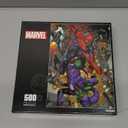 Buffalo Games - Marvel - Go Down Swinging - 500 Piece Jigsaw Puzzle for Adults -Challenging Puzzle Perfect for Game Nights - Finished Size is 21.25 x 15.00