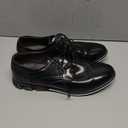 Bruno Marc Men's Casual Dress Sneaker Shoes, Business Formal Derby Plain Toe Oxfords Crossflex GentEdge, 9.5 Black