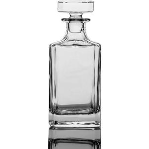 Square 25oz Whiskey Decanter with Glass Stopper
