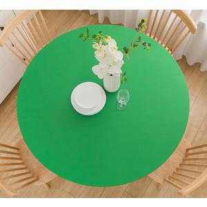 4ft By 4ft Round Green Tablecloth