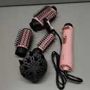 Farery 4-in-1 Rotating Blow Dryer Brush Set | Oval Volumizing Barrel, 1.5" & 2" Rotating Brushes, and Diffuser | All-in-One Hot Air Brush for Fast Drying, Volumizing, and Smoothing