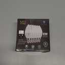 6 Pack BlueX Dusk to Dawn LED Bulbs, 6W E12 Base Light Bulb - 65W Equivalent  3000K WarmLight White - Smart Light Sensor Candelabra Bulb, Home Security, Driveway, Yard, Porch Lighting